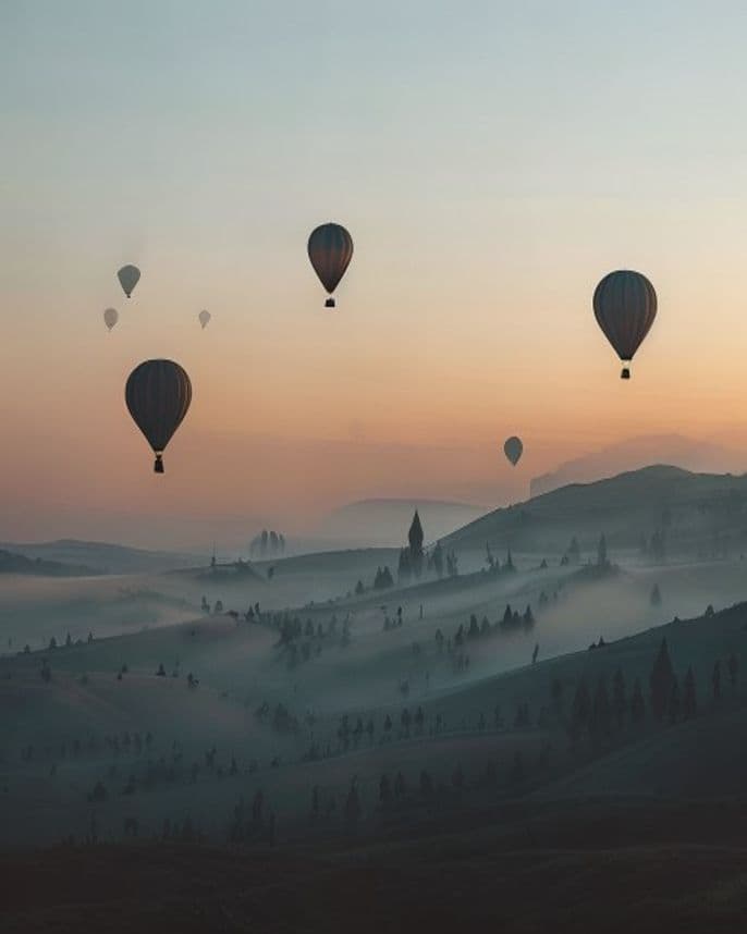 Dawn valley · Cappadocia
